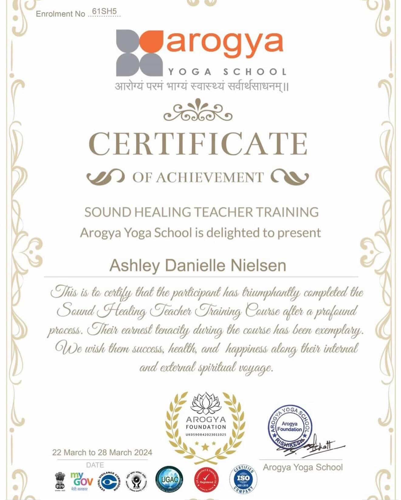 Certificate 1 Certificate1