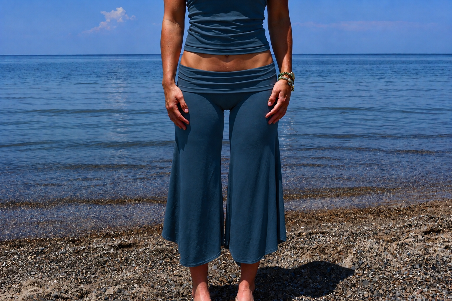 Gauchos Leggings in Blue