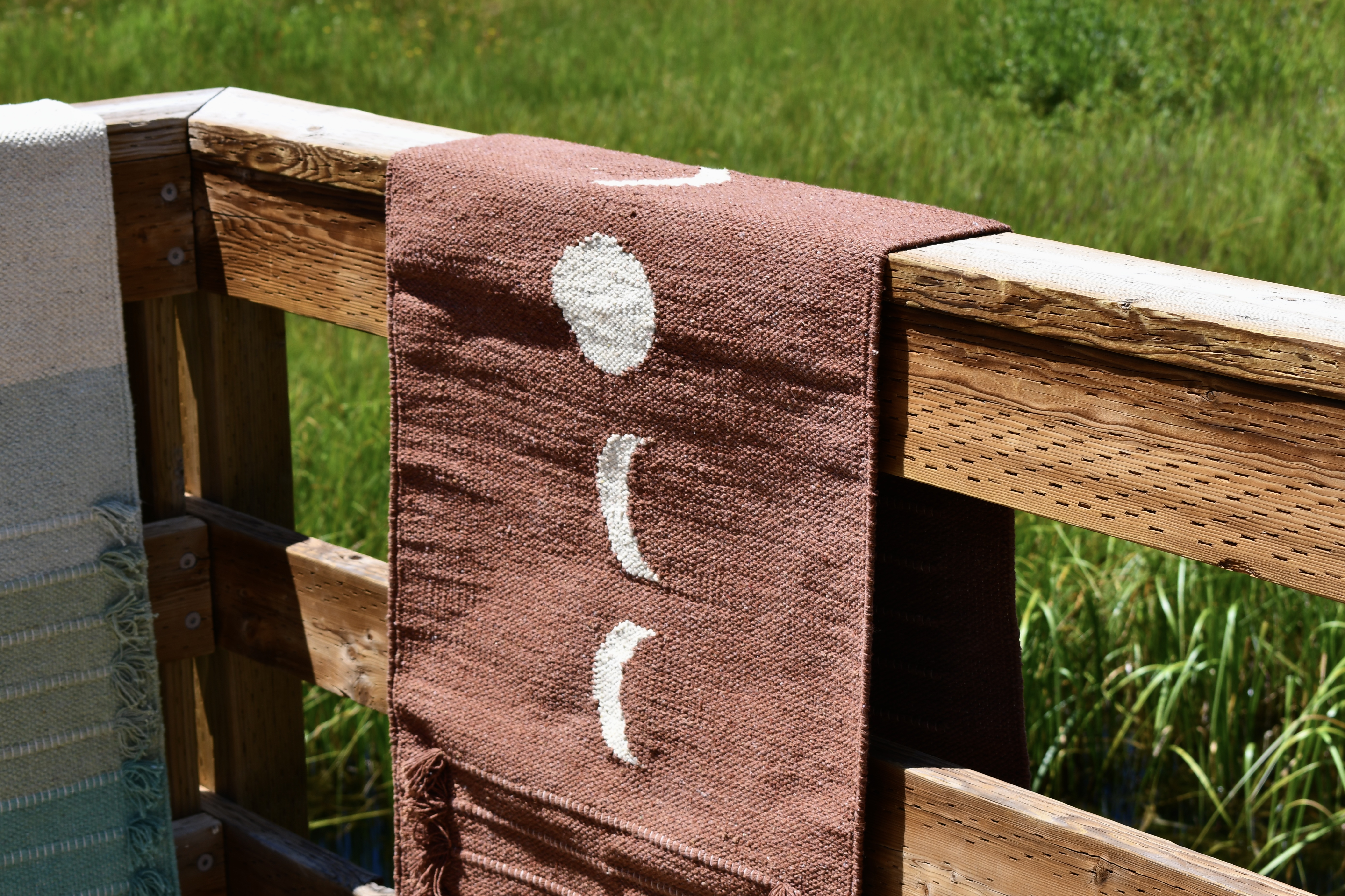 100% hand woven organic cotton yoga mats