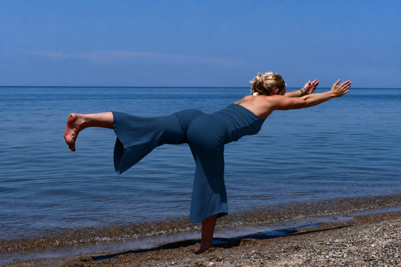 Gauchos Leggings in Blue